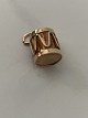 Charm til armbånd i 14 karat guld, stemplet 585. Lille tromme.