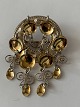 Sølvbroche til norsk nationaldragt i 830s sølv.