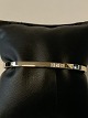 Elegant and timeless bracelet in 14 carat white gold with diamonds. Stamped STS 
585.