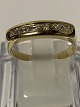 Ladies gold ring with diamonds in 18 karat gold.
Size 57