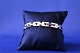 Block gold bracelet with 3 rows in 14 carat gold. Length: 19 cm.