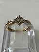 Gold Ring with Diamonds 9 Karat, Red and White Gold
Size: 56