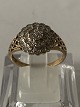 Guldring med Brillanter, 9 Karat
Ring størrelse 59