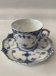 Royal Copenhagen Musselmalet Helblonde, Mokkakop.
Dek. Nr. 1/1037.