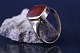 Herrering 14 karat guld med karneol, stemplet Jo.K 585., str. 63

