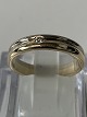 Guldring med Diamant 14 Karat guld / hvidguld
Størrelse 53
