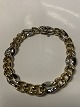 Armbånd Rød og hvid Guld 14 Karat
Længde 18,5 cm.