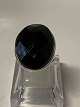 Cocktail Ring in sterling silver with Onyx.
Size. 59.