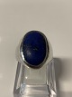 Statement ring in sterling silver with Lapis lazuli.
Size. 66.