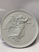 Royal Copenhagen Bisquit platte af Thorvaldsen, Dag.
Måler 15 cm.
