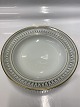 Bing & Grondahl, Haga, Deep plate with gold and openwork edge.
Decoration number 323