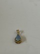 Pendant / Charms opal in 14 carat goldHeight 1.6 cm