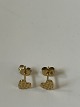Gold-plated heart earringsLength: 6 mm