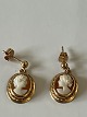 Earrings, 18 carat gold Camé