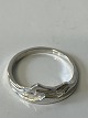 Silver ring in sterling silverSize 56.
