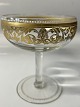 Champagne bowl with gold paint from around 1920Height: cm. 11.0 cm.