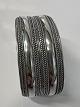 Bangle Sterling SilverStamped ALE 925S.Measures 6.5 cm x 5.1 cm