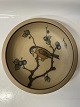 Bornholm pottery, Hjorth, Bowl motif Bird on branches.Diameter 13.0 cm.