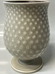 Vase, pear-shaped on a low foot 12.5 cm Aluminia art faience RC Faience.