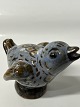L. Hjorth Pottery Bird.Measures 5.6 x 6.5 cm.