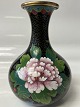 Cloisonné Vase in beautiful colorsHeight: 15.5 cm.