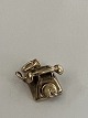 Telephone Pendant / Charms in 14 carat goldHeight 1.5 cm