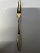 Frigast Sterling Sølv/Emalje Pålægsgaffel ForgyldtLængde 9,9 cm.