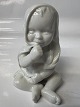 Royal Copenhagen Figurine, Boy after bathDec. no. 028.