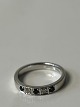 Allianz ring diamonds & sapphire 14kt white goldSize 50.5