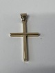 Cross pendant in 14 carat gold.Height 4.1 cm