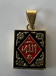 Book Pendant / Charms in 18 carat gold.Height 2.1 cm.