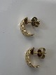 Earrings in 18 carat gold. Clasp 14 carat goldLength 1.2 cm