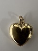 14 karat guld Hjerte.Charms / Vedhæng.Højde 1,6 cm.