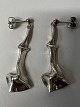Sterling silver dangle earrings.Length 4.2 cm.