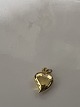 14 karat guld. Hjerte.Charms / Vedhæng.Højde 1,6 cm.
