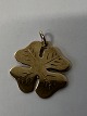 14 karat guld. Firkløver.Charms / Vedhæng.Højde 1,9 cm.