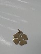 14 karat guld. Firkløver.Charms / Vedhæng.Højde 2,2 cm.