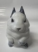 Royal Copenhagen figurine, Rabbit young.Dec. No. 250.Height 9.0 cm.
