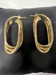 9 karat guld Hænge øreringe.Længde 3,5 cm.