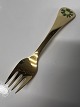 Georg Jensen Års gaffel 1982, Erantis sterlingsølv.Længde 14,8 cm.