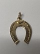 14 karat guld. Hestesko. Charms / Vedhæng.Højde 2,1 cm.