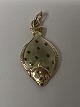 14 karat gold. Plaice with enamel.Charms / Pendants.Height 2.1 cm.