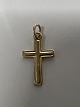 14 karat gold. CrossCharms / Pendants.Height 1.8 cm.