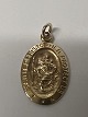 14k. Gold pendant featuring the patron saint of travelers – Saint Christopher. Height: 2.0 cm.