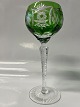 Rømer Glass Red Wine Green.Height 20.7 cm