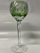 Rømer Glass Red Wine Green.Height 21 cm