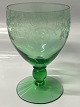 White Wine Glass Green Gerda HolmegaardHeight 9.6 cm