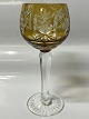 Rømer Glass Port Wine Golden brown.Height 12 cm