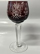 Rømer Glass of port wine Aubergine.Height 12 cm.