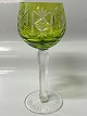 Rømer Glass Port Wine Green.Height 12 cm
